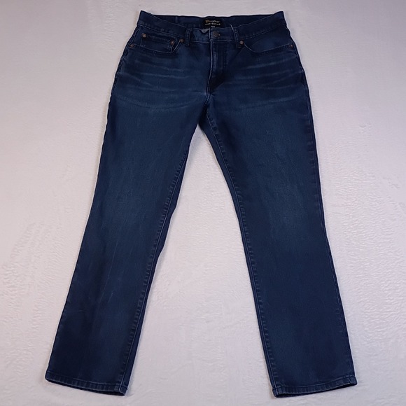 Guinness x Lucky Brand 223 Straight Leg Jeans Mens 33x32 Dark Wash Blue Denim - Picture 2 of 15